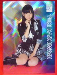 AKB48オフィシャルトレーディングカード【柏木由紀】R177R ホロカード