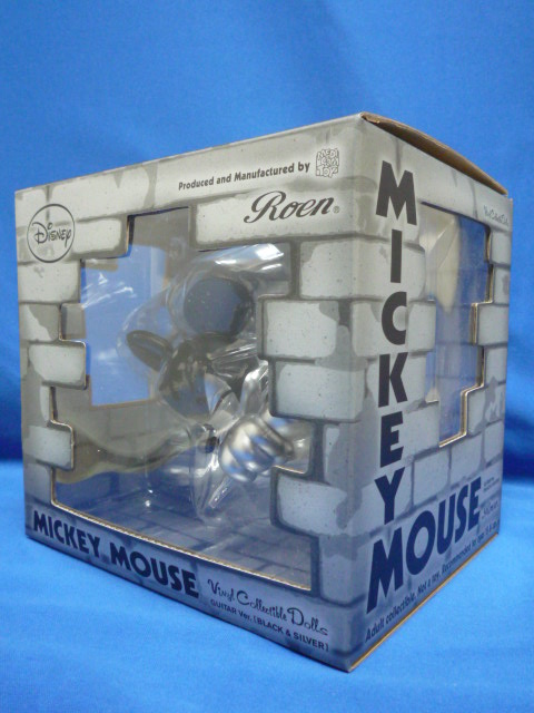 【ミッキーマウス】クラッシュミッキーギターVer.[BLACK & SILVER] /メディコム・トイ/roen - 夢 市 場
